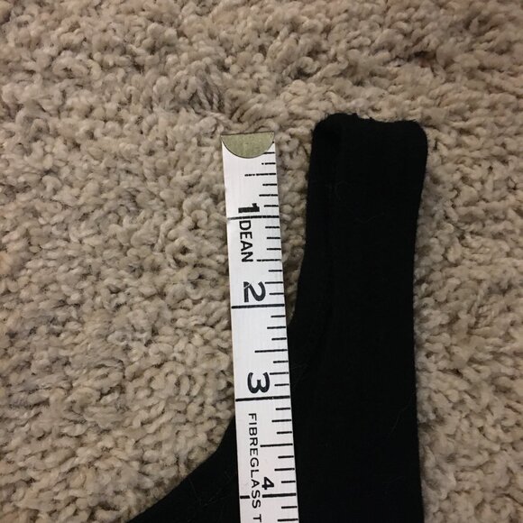 Black Rayon Slim Tank Dress - Picture 4 of 9